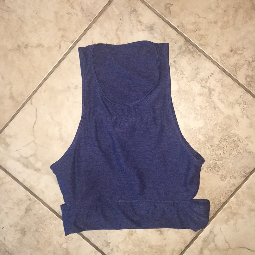 OV Navy Slashback Crop size Small